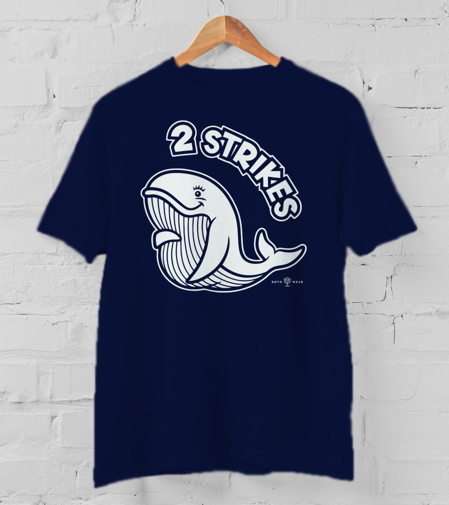 2 Strikes Roto Wear Whale T-Shirt