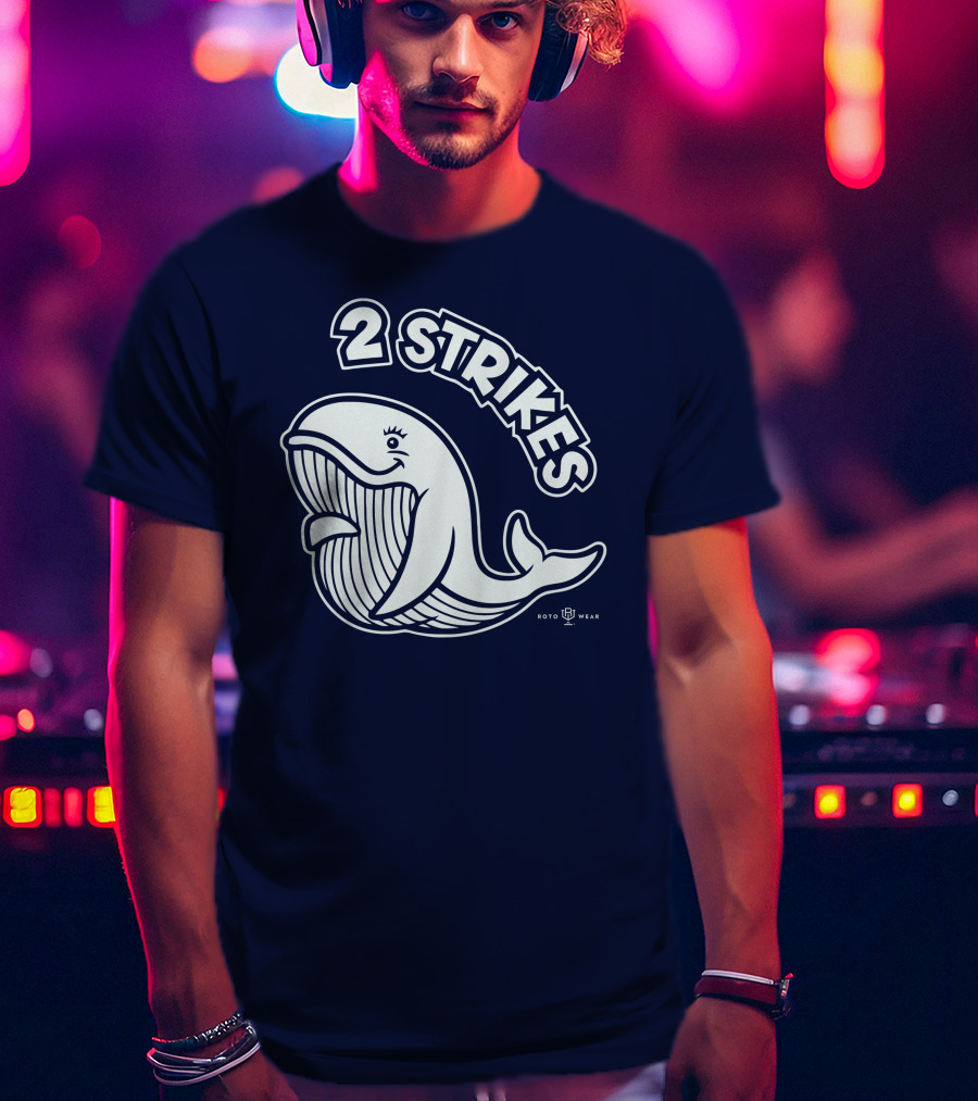 2 Strikes Roto Wear Whale T-Shirt