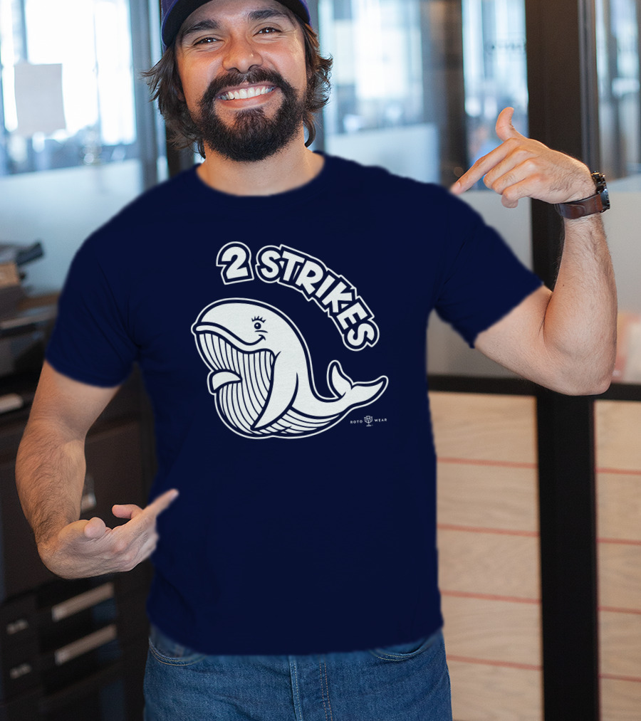 2 Strikes Roto Wear Whale T-Shirt