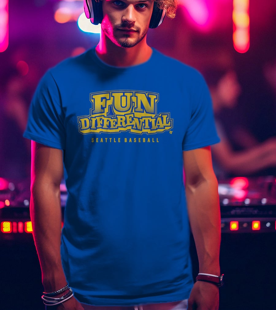 Fun Differential Seattle Baseball T-Shirt