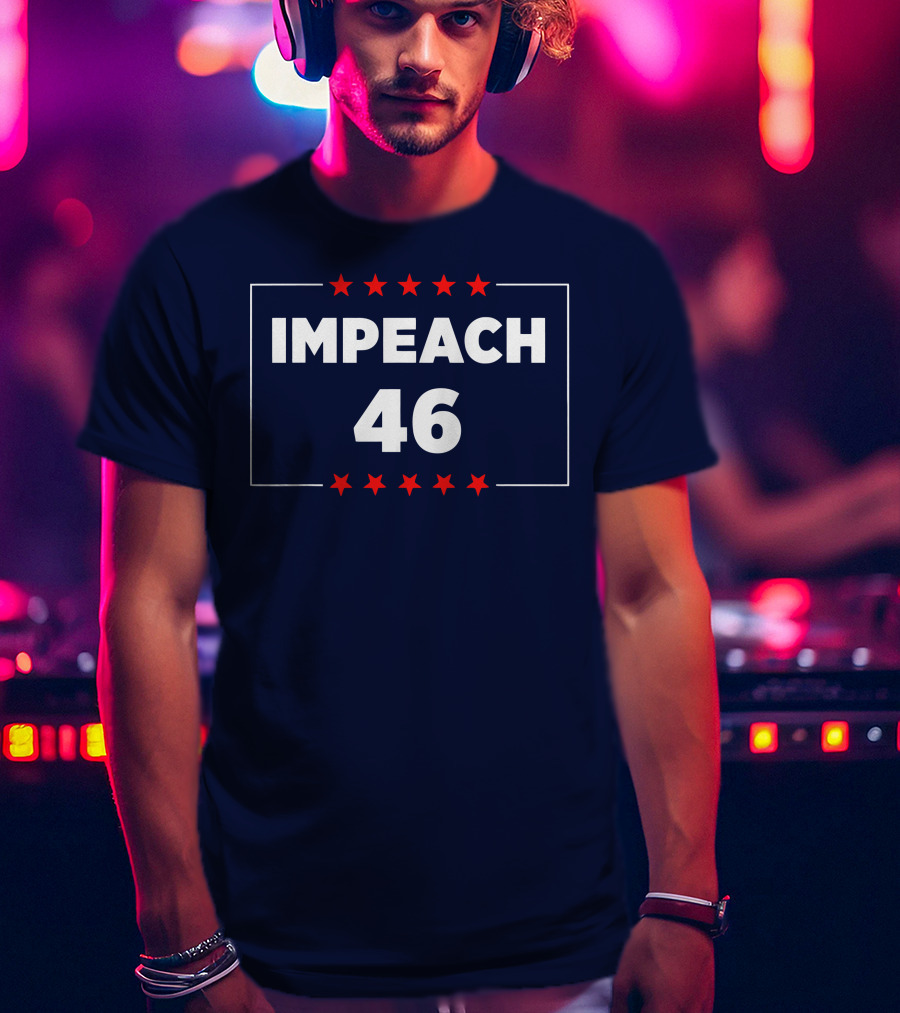 Impeach 46 Stars And Box T-Shirt