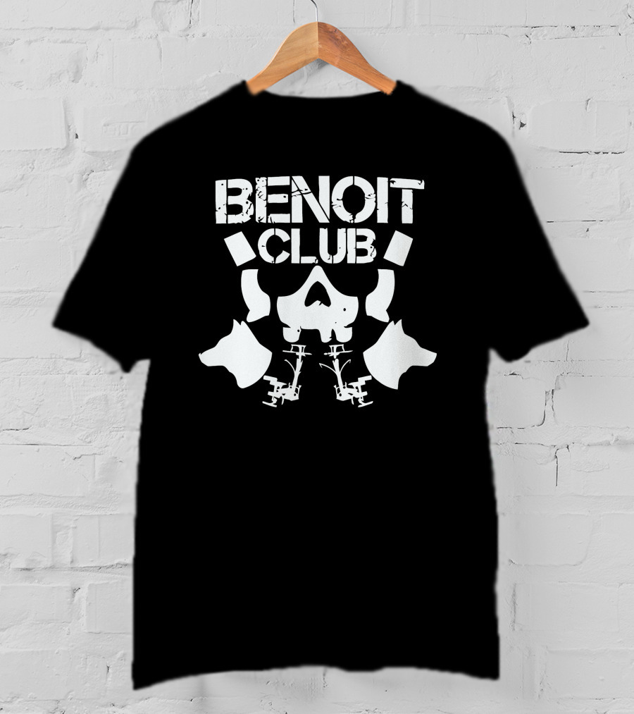 Benoit Club Skull And Wolves T-Shirt