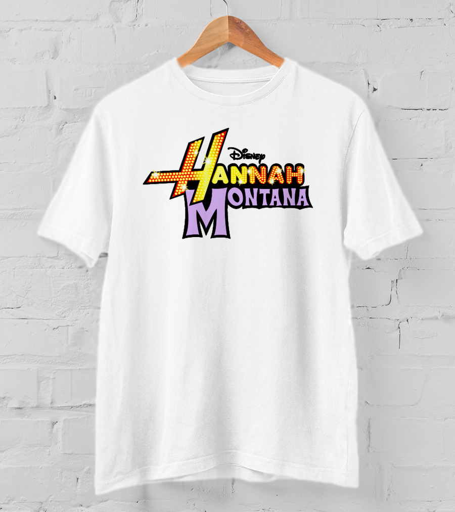 Disney Hannah Montana Logo Miley Cyrus T-Shirt
