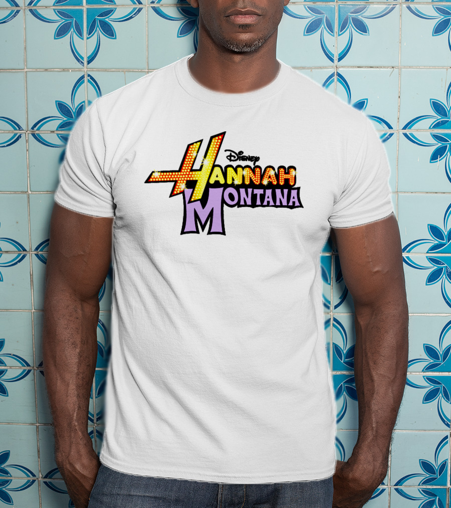 Disney Hannah Montana Logo Miley Cyrus T-Shirt