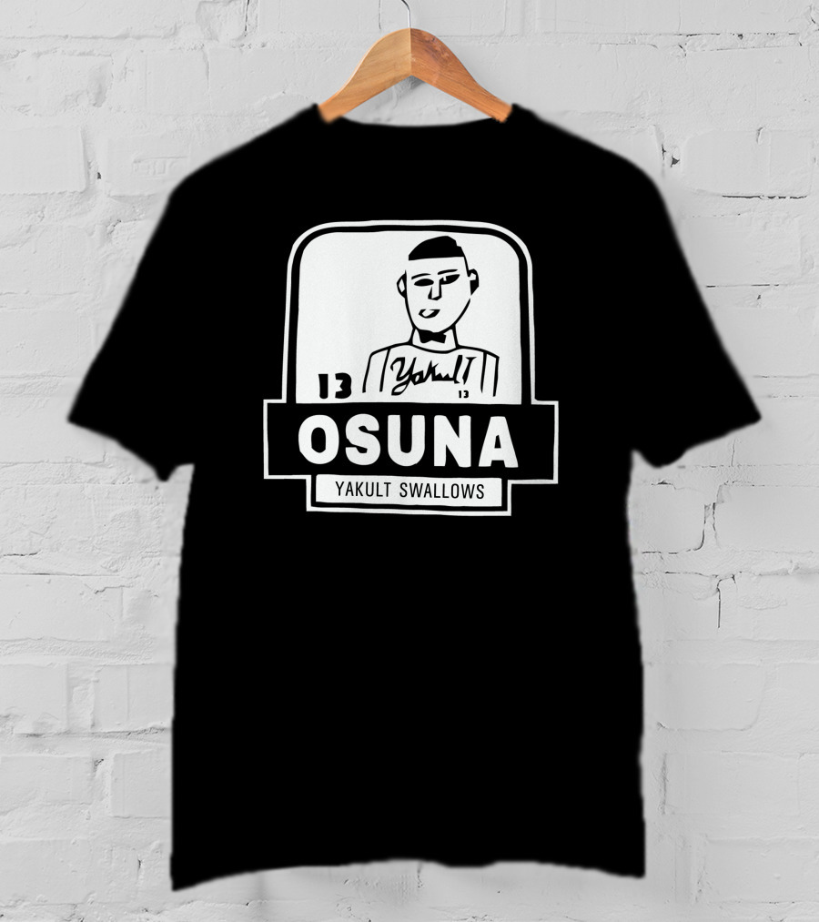 Jose Osuna Number 13 Yakult Swallows Baseball T-Shirt