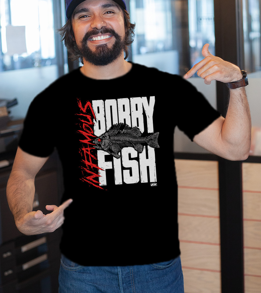 Bobby Fish Infamous AEW Red Star T-Shirt