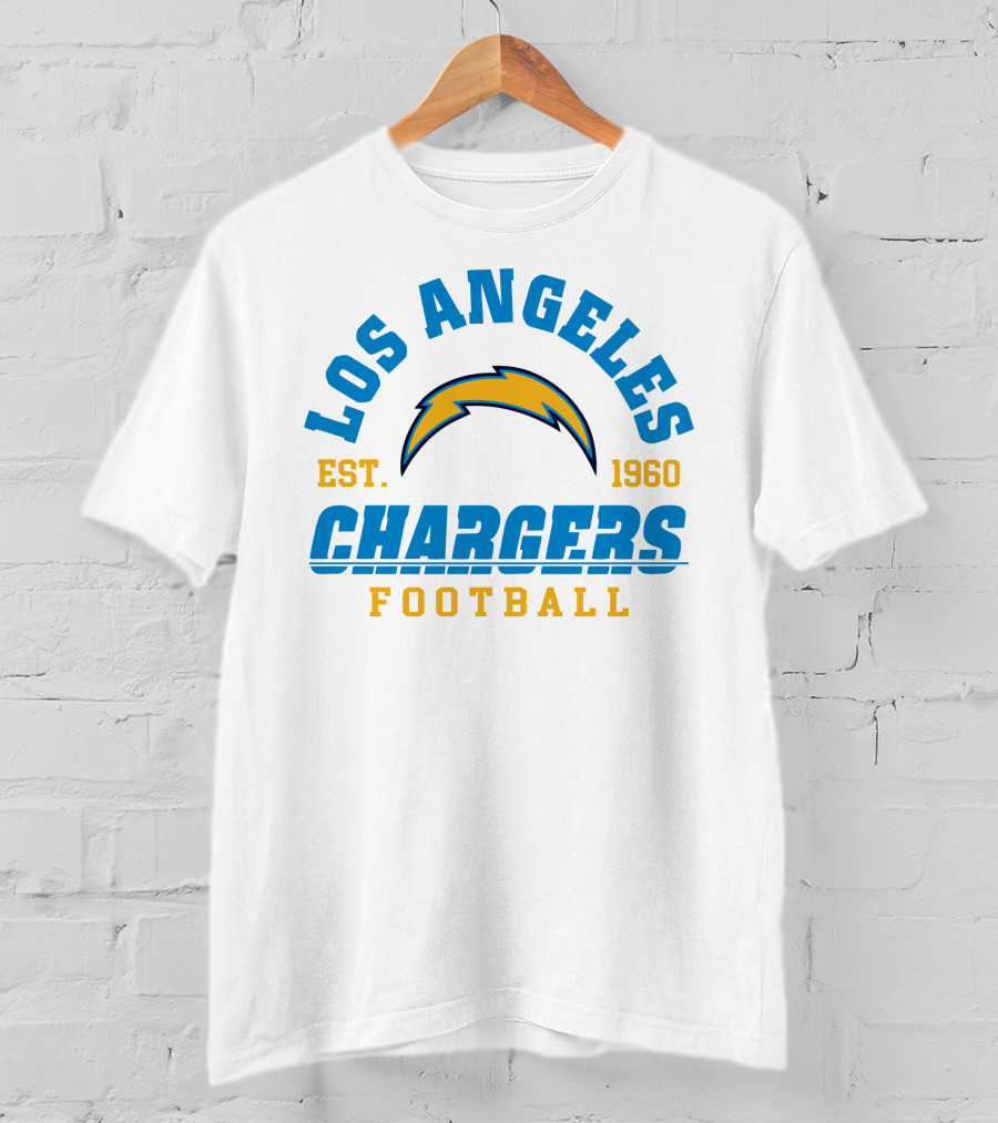 Los Angeles Chargers Est. 1960 Football T-Shirt