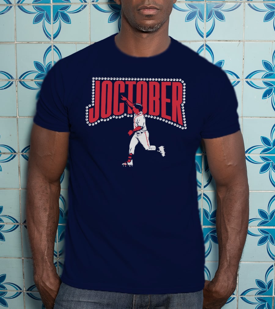 Joctober Baseball Icon Joc Pederson T-Shirt