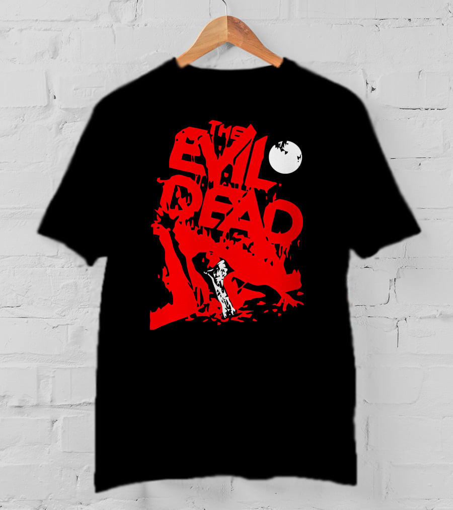 The Evil Dead Red Axe Moon T-Shirt