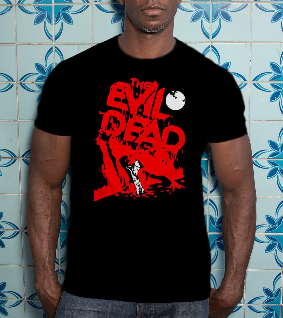 The Evil Dead Red Axe Moon T-Shirt