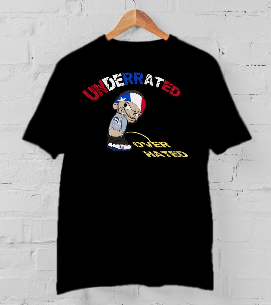 Underrated Over Hated Flag Character Street T-Shirt