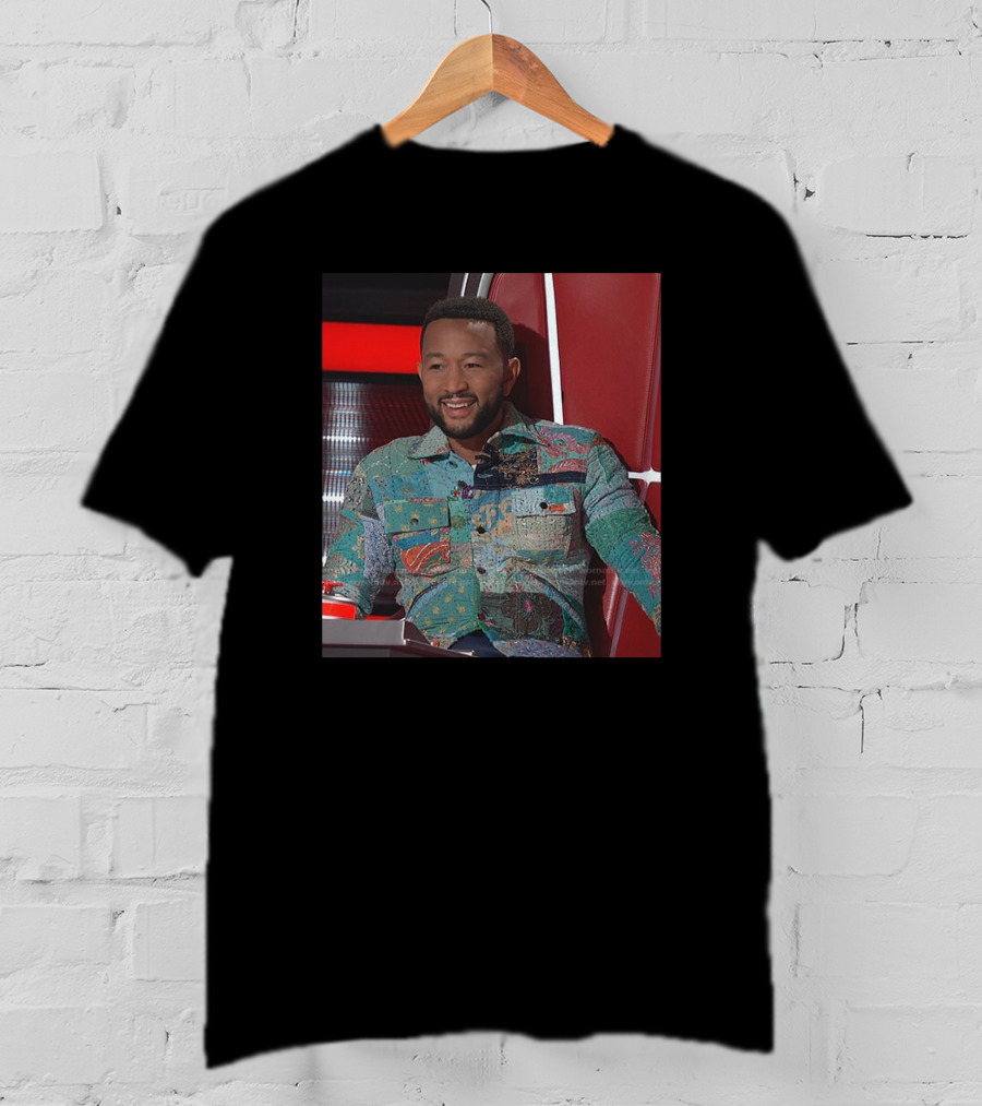 John Legend Patchwork Style On The Voice T-Shirt