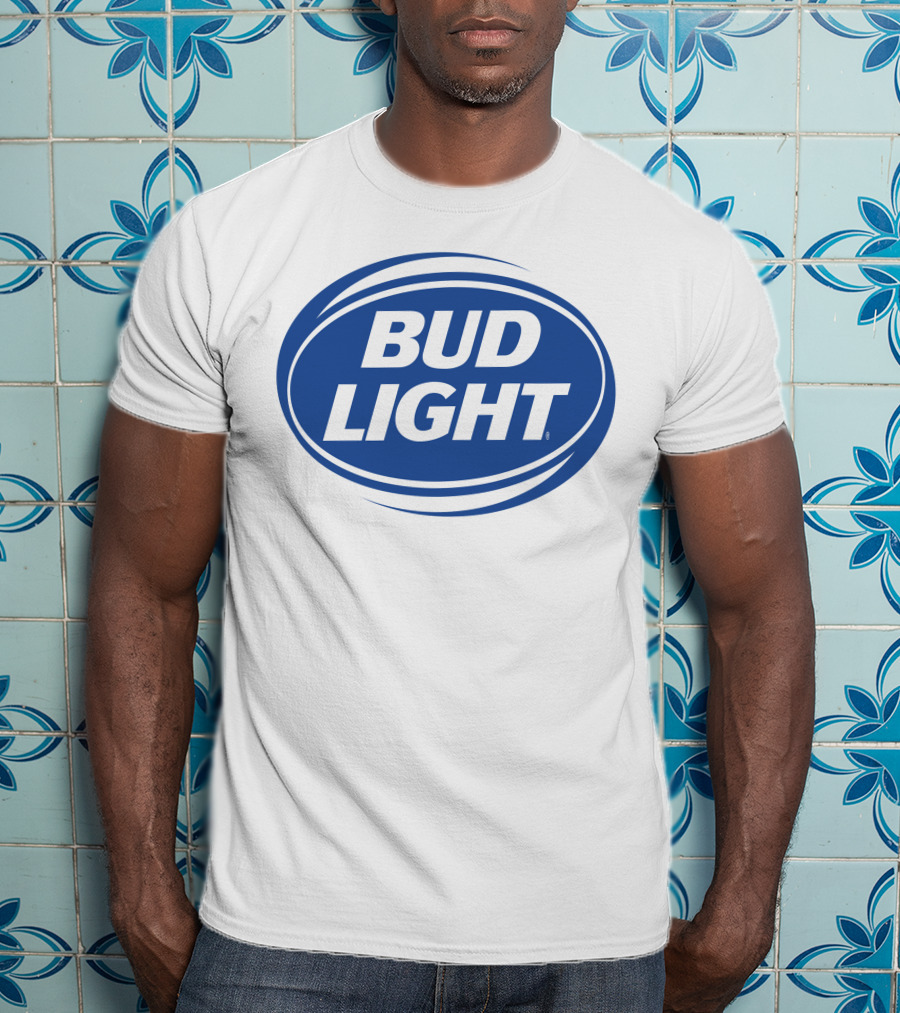 Bud Light Classic Blue Oval T-Shirt