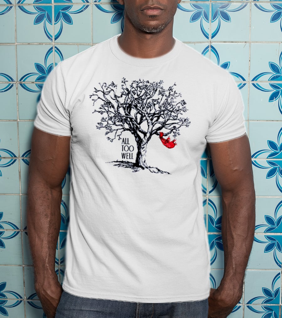 All Too Well Tree With Red Scarf Iconic T-Shirt