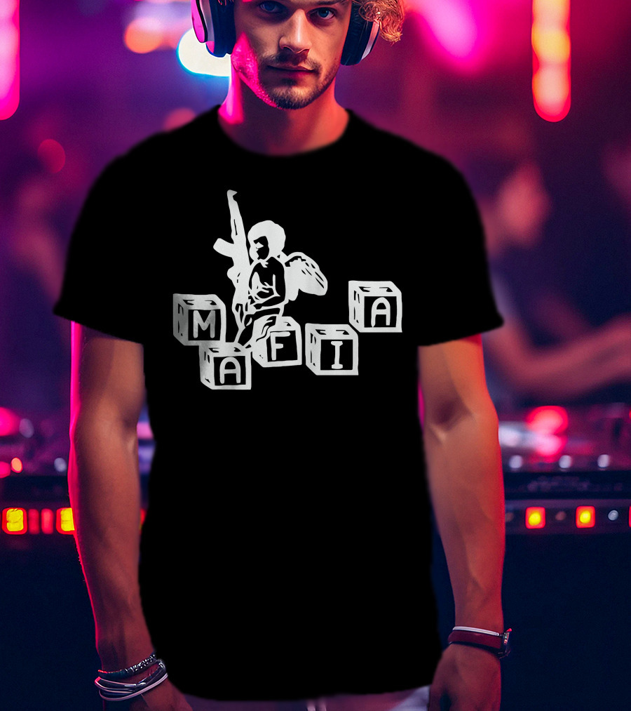 Kai Cenat Mafia Cherub Blocks T-Shirt