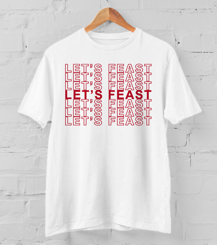 Elyse Myers Let's Feast Merch Shop T-Shirt