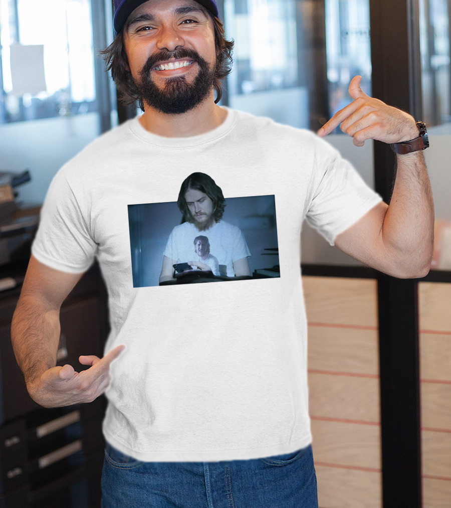 Projection Bo Burnhams White Shirt Digital Illumination T-Shirt