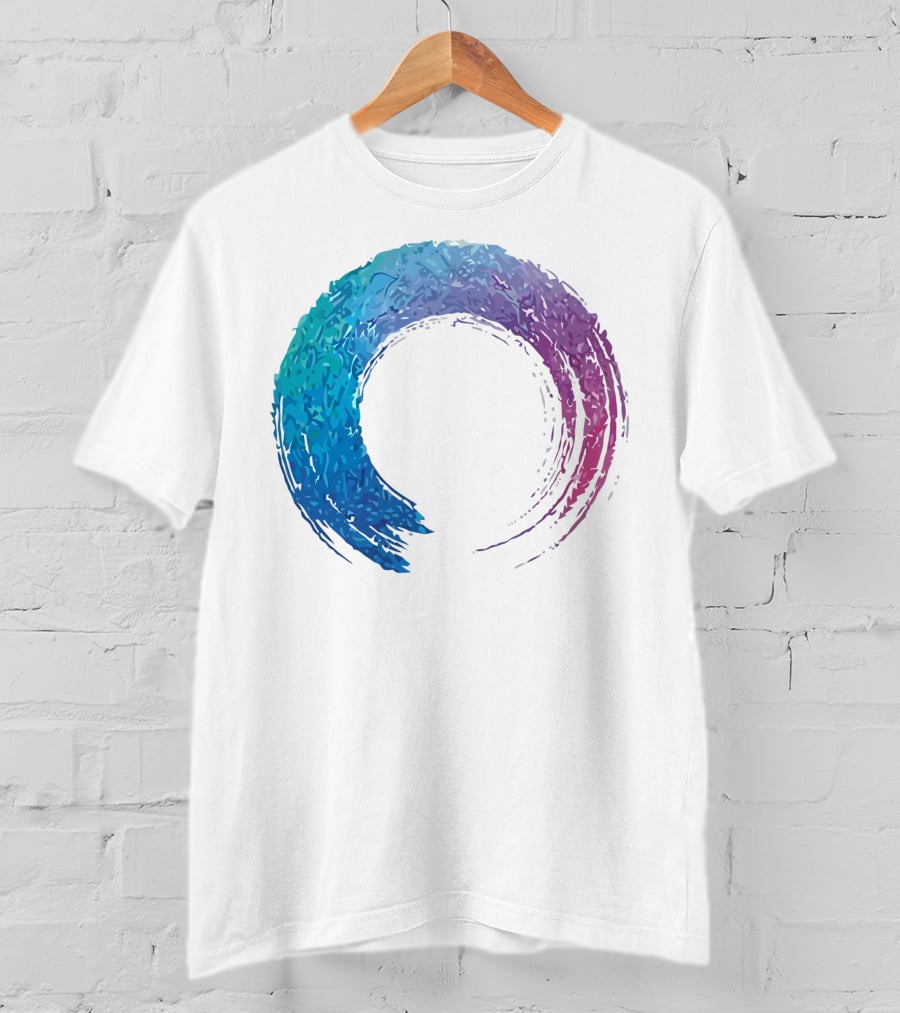 Funilab X Koan Zen Enso Circle Gradient T-Shirt