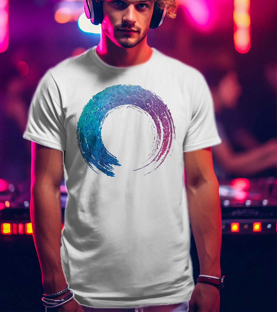 Funilab X Koan Zen Enso Circle Gradient T-Shirt
