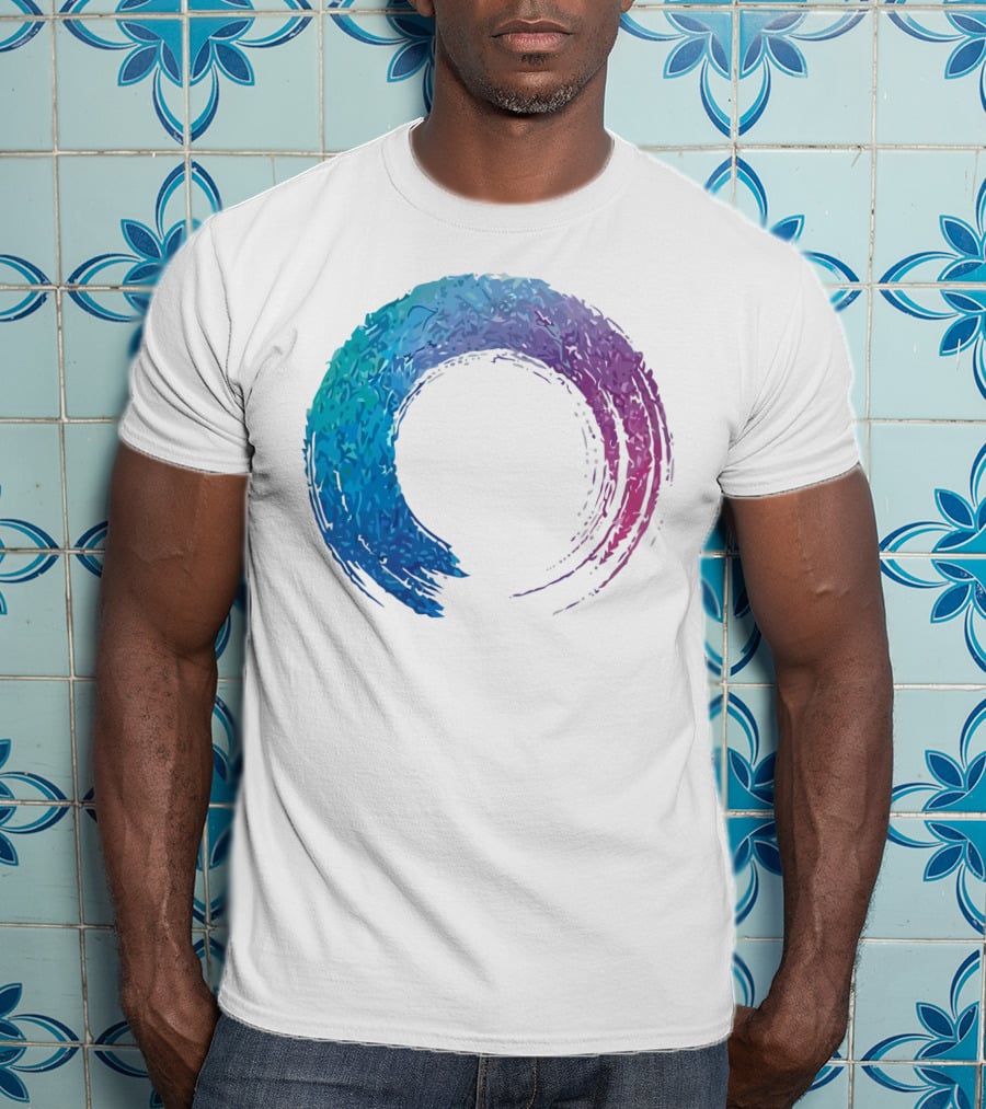Funilab X Koan Zen Enso Circle Gradient T-Shirt