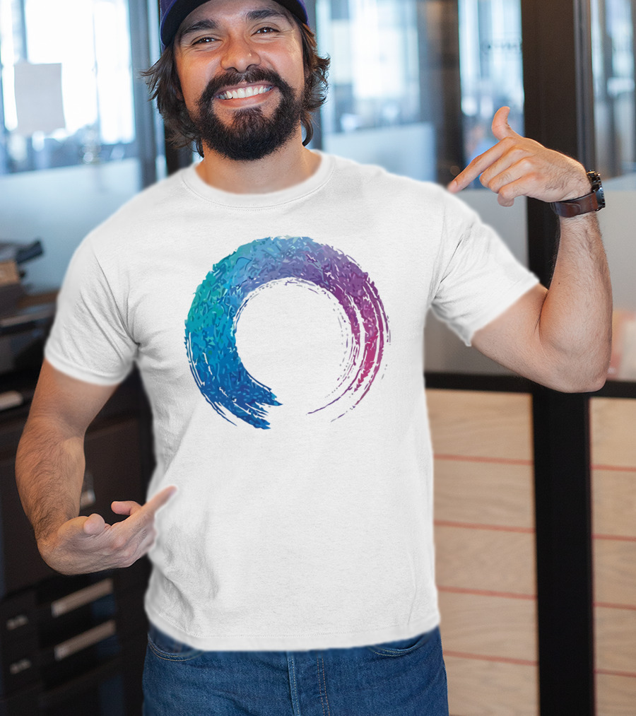 Funilab X Koan Zen Enso Circle Gradient T-Shirt