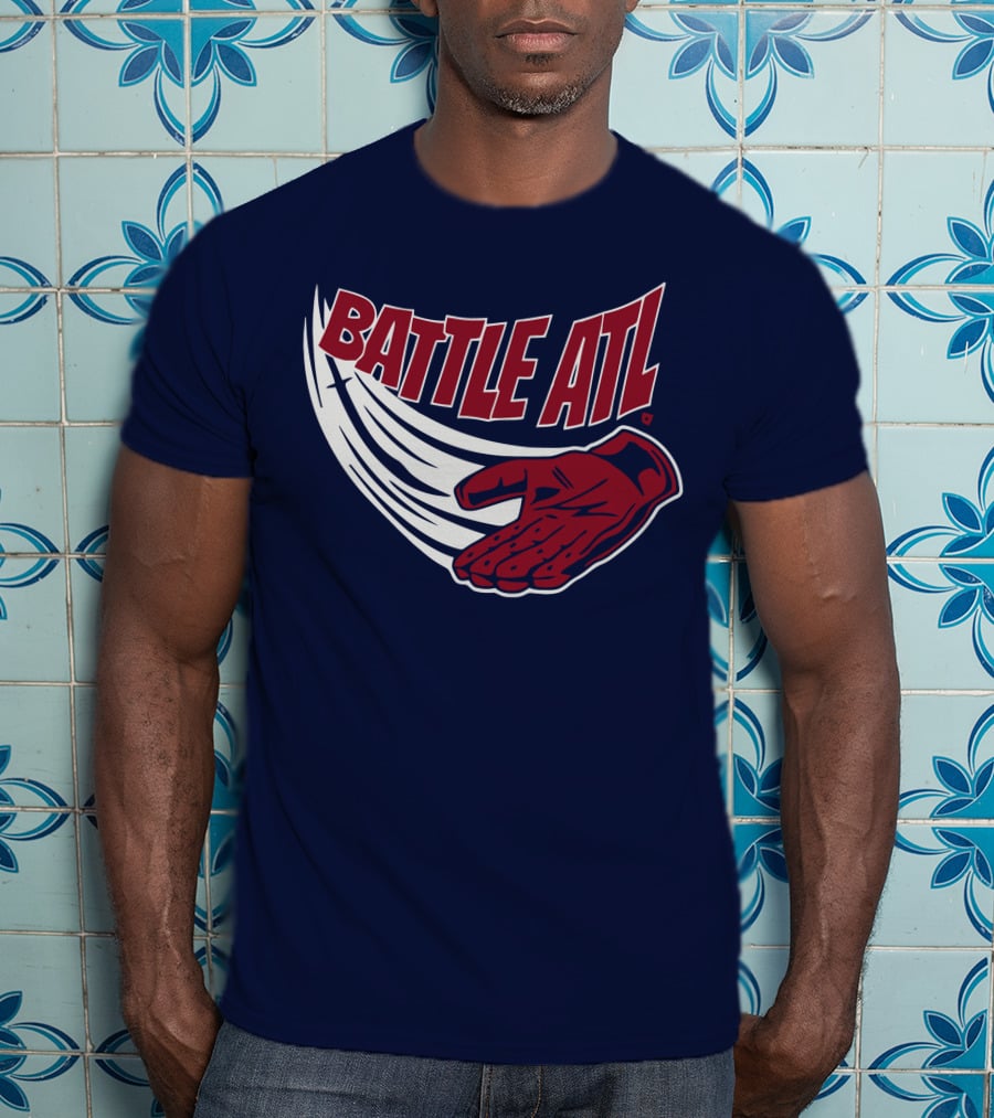 Battle ATL Atlanta Braves Hand Gesture T-Shirt