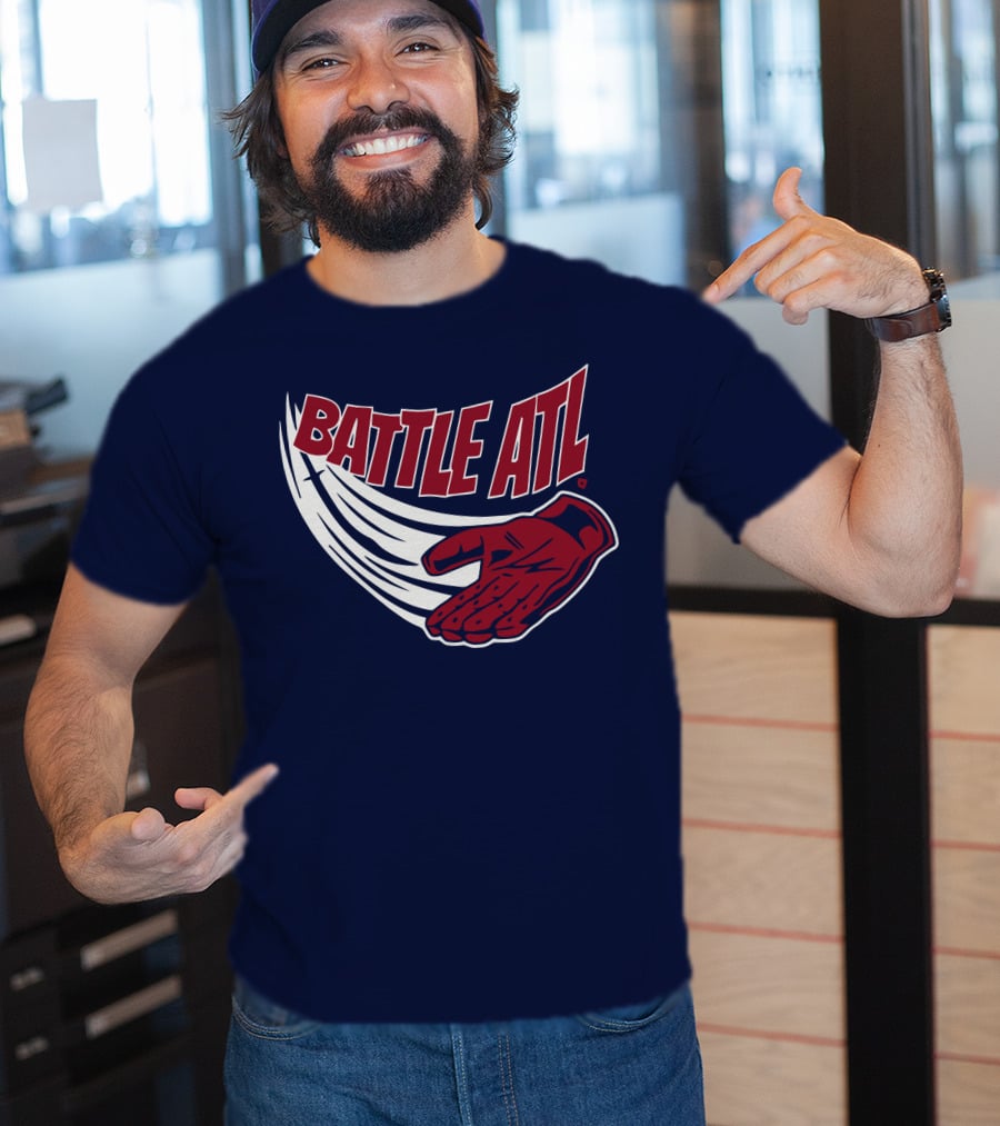 Battle ATL Atlanta Braves Hand Gesture T-Shirt