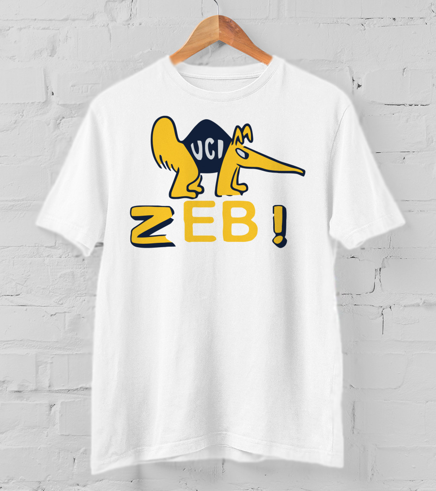 UCI Zeb Baseball Anteater T-Shirt