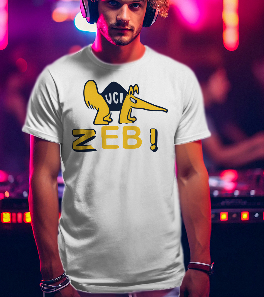 UCI Zeb Baseball Anteater T-Shirt