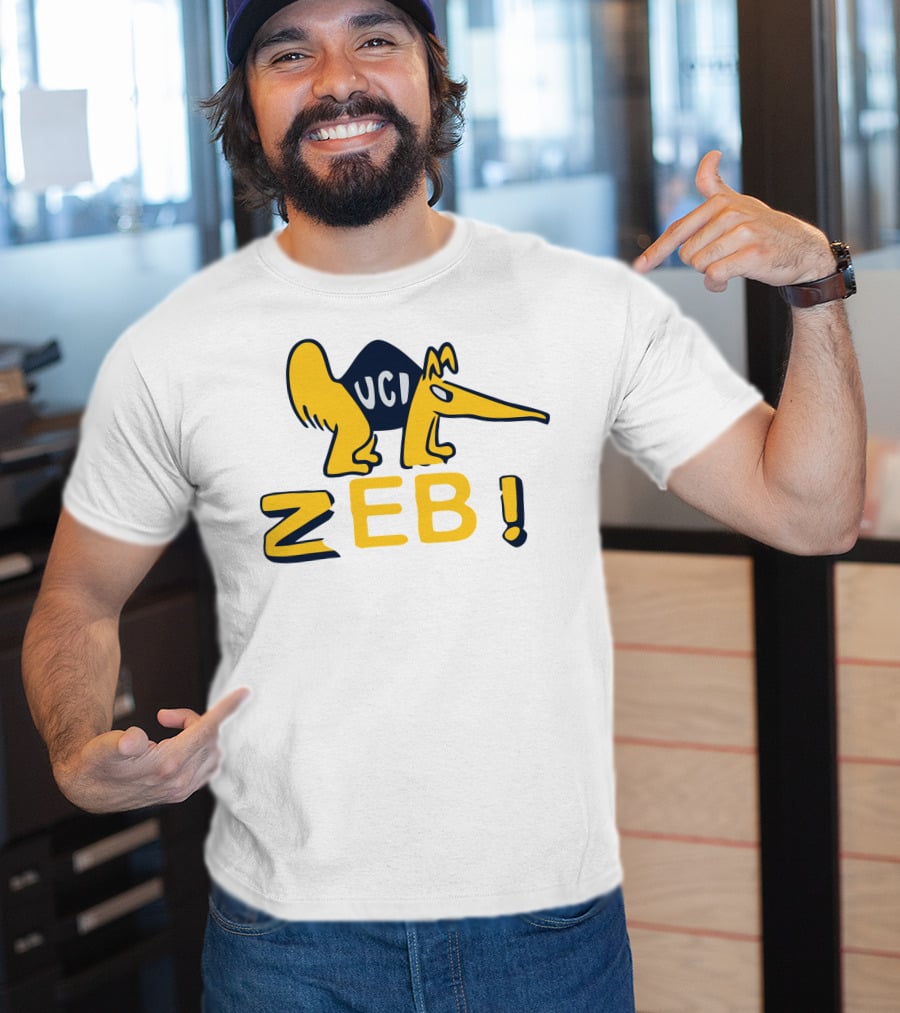 UCI Zeb Baseball Anteater T-Shirt