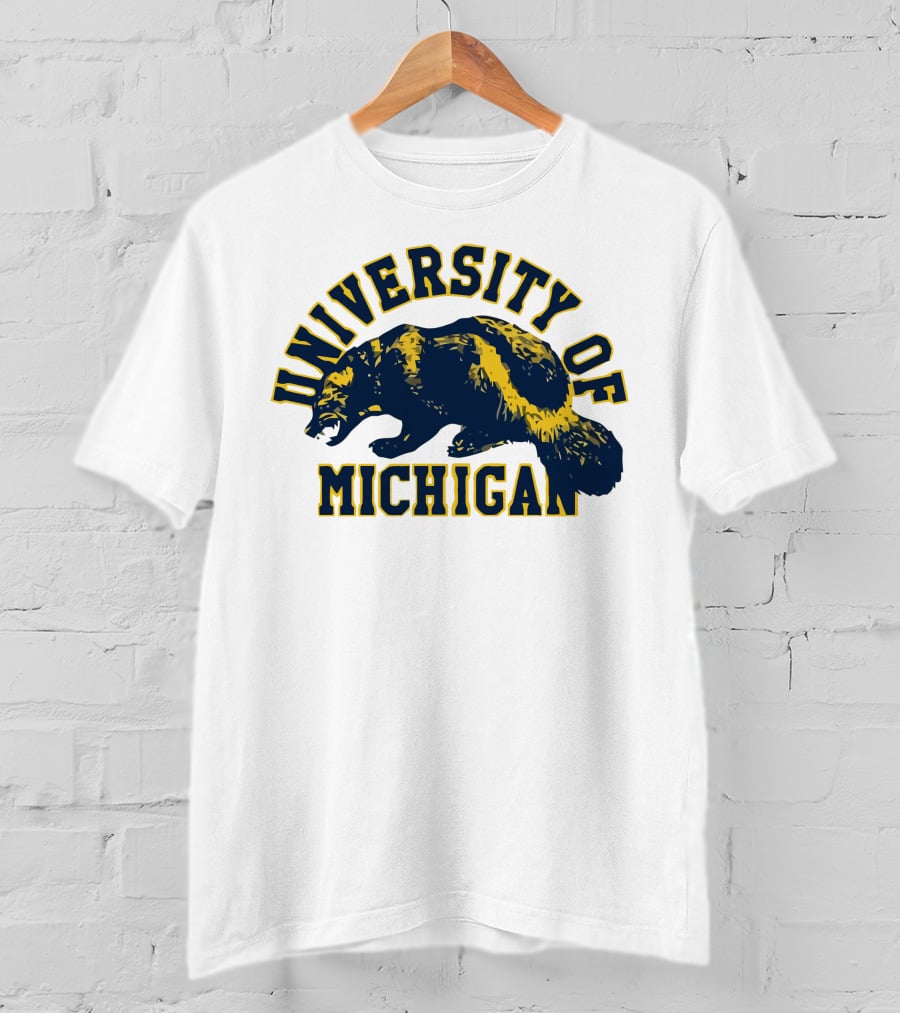 University Of Michigan Wolverines Vintage Wolverine T-Shirt