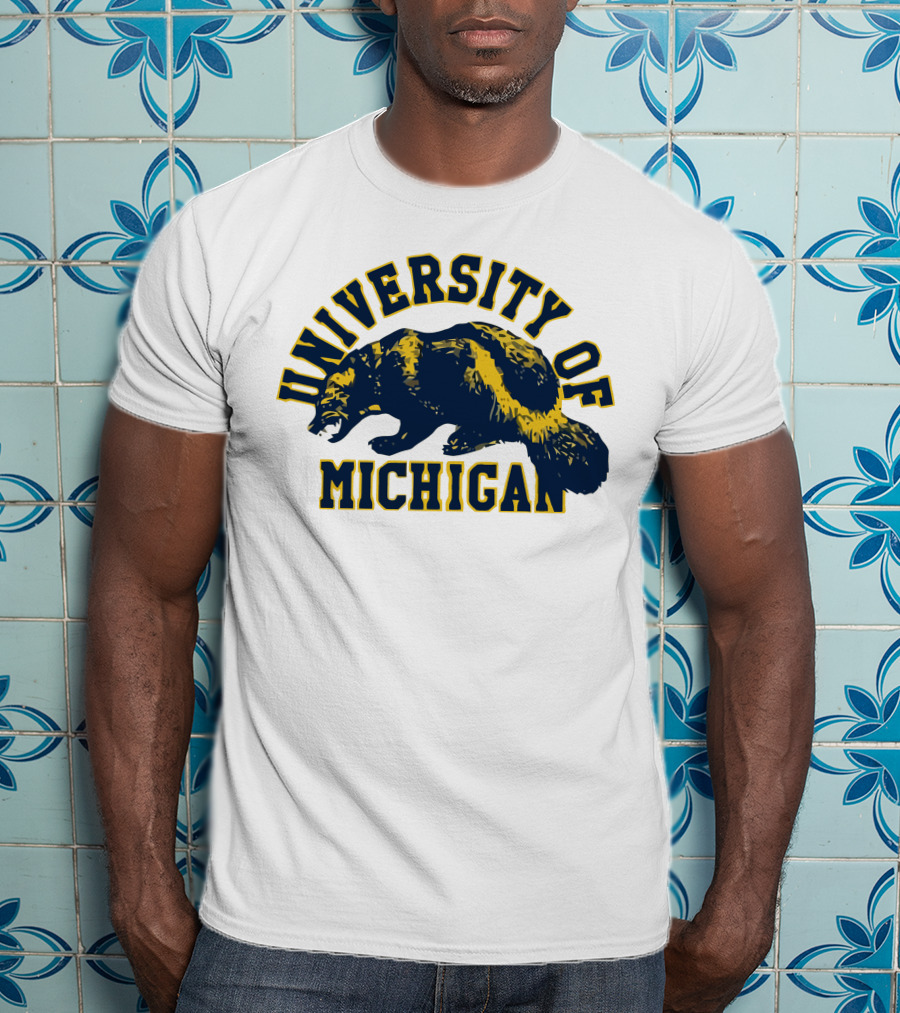 University Of Michigan Wolverines Vintage Wolverine T-Shirt