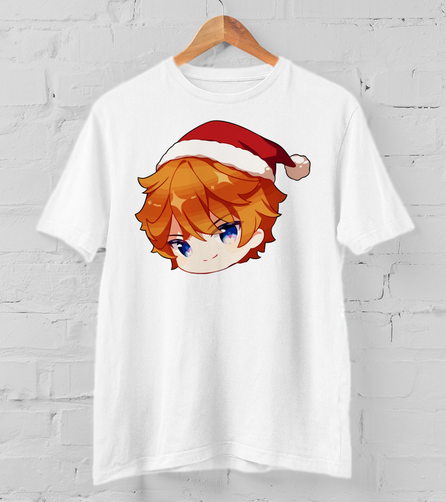 Griffin Burns Chibi Childe Xmas Santa Hat T-Shirt