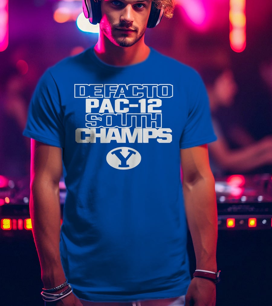 Defacto Pac-12 South Champs Byu Y T-Shirt