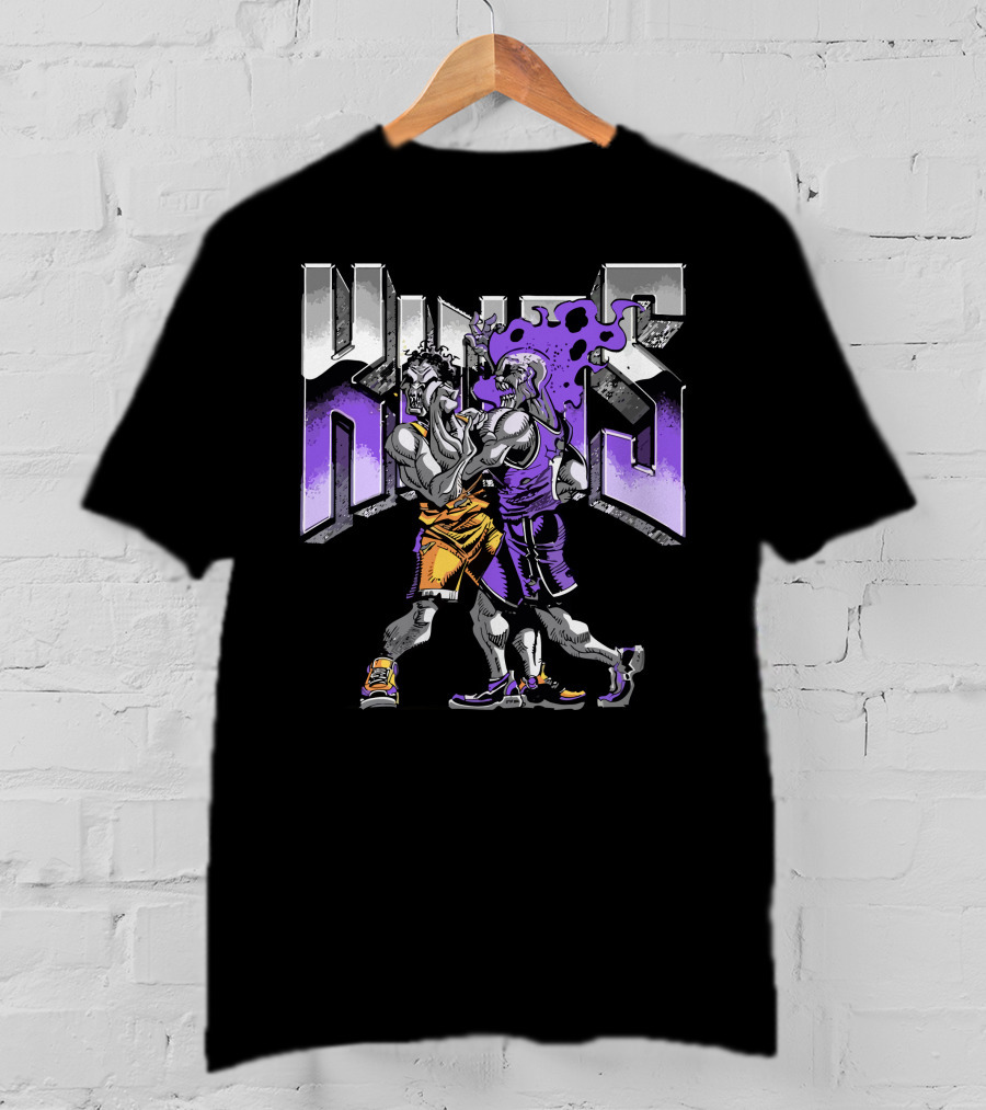Sacramento Kings Revenge Of The Dead Basketball Duel Zombie Warriors T-Shirt