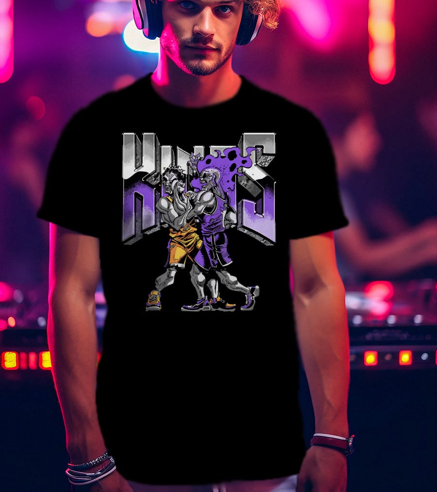 Sacramento Kings Revenge Of The Dead Basketball Duel Zombie Warriors T-Shirt