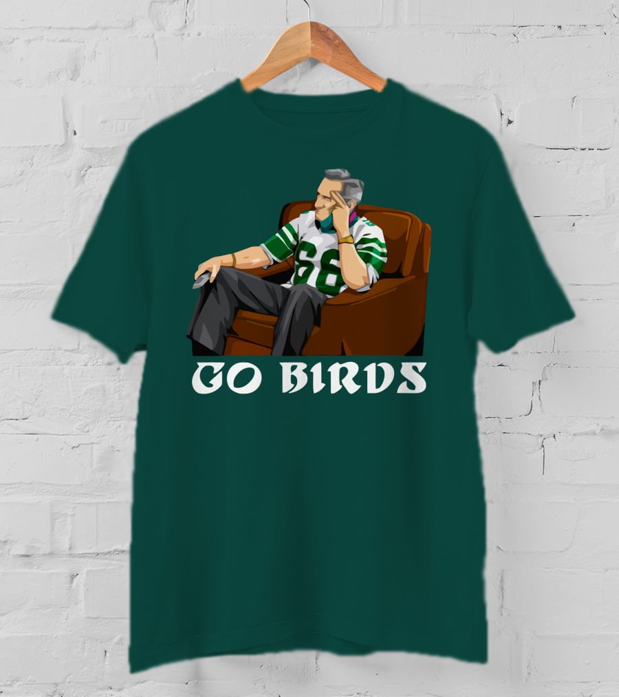 Go Birds Philadelphia Eagles Football 66 Jersey Fan T-Shirt