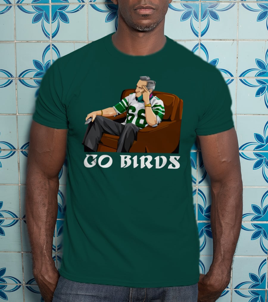 Go Birds Philadelphia Eagles Football 66 Jersey Fan T-Shirt