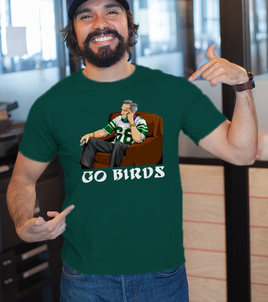 Go Birds Philadelphia Eagles Football 66 Jersey Fan T-Shirt