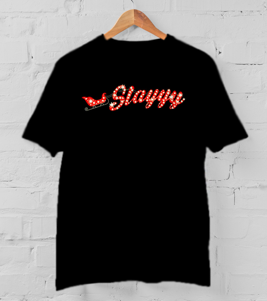 Bebe Rexha Slayyy Sleigh Christmas Lights T-Shirt