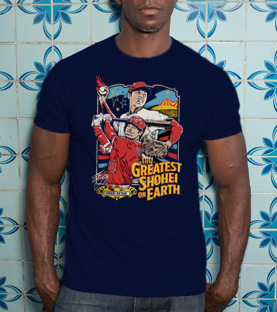 Shohei Ohtani Pitcher And Batter The Greatest Shohei On Earth T-Shirt