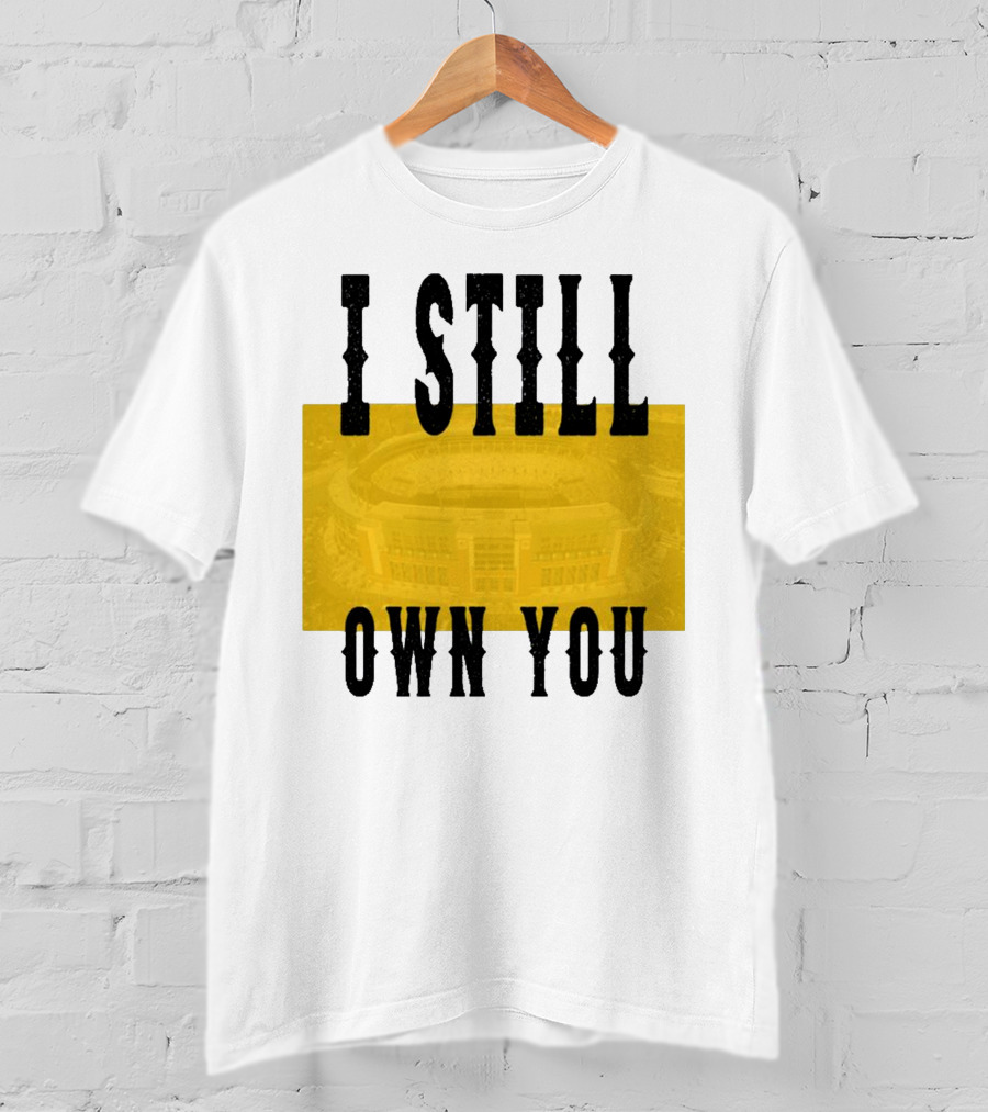 Allen Lazard I Still Own You Stadium Background T-Shirt