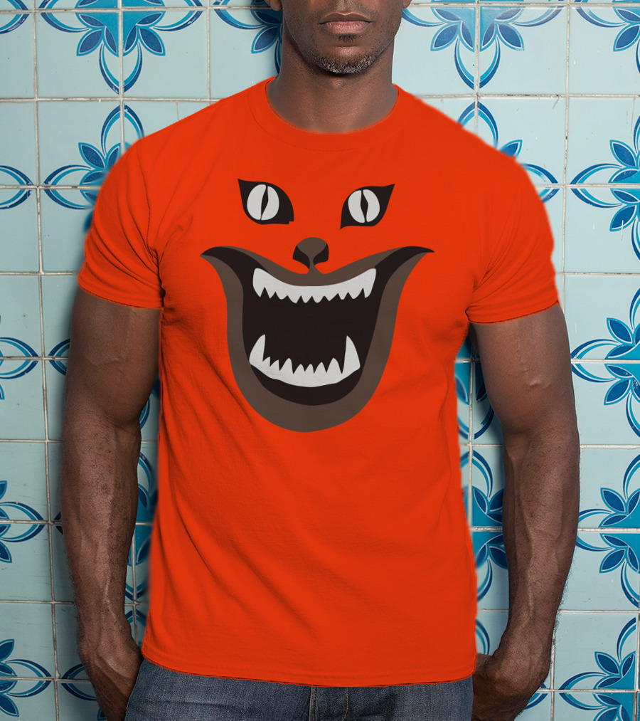 Hausu Cat Face Illustration Iconic Japanese Horror Movie Image T-Shirt
