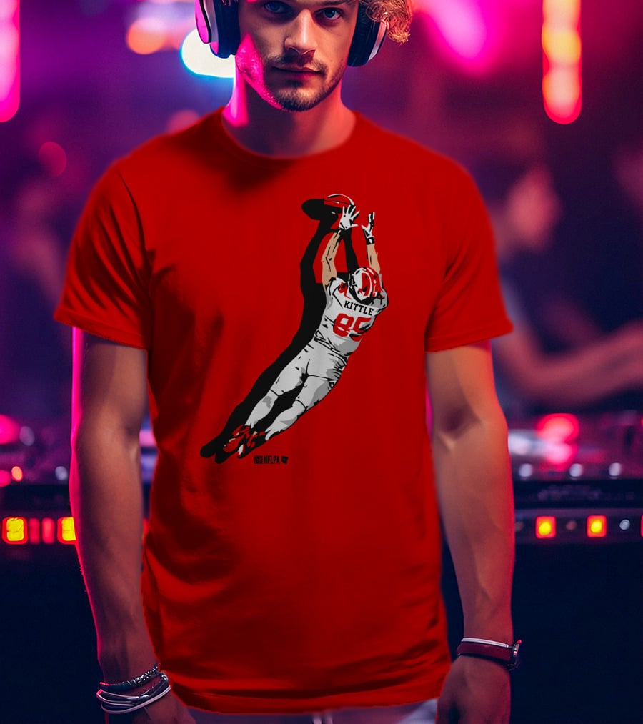 George Kittle 85 NFLPA The Grab Football Catch T-Shirt