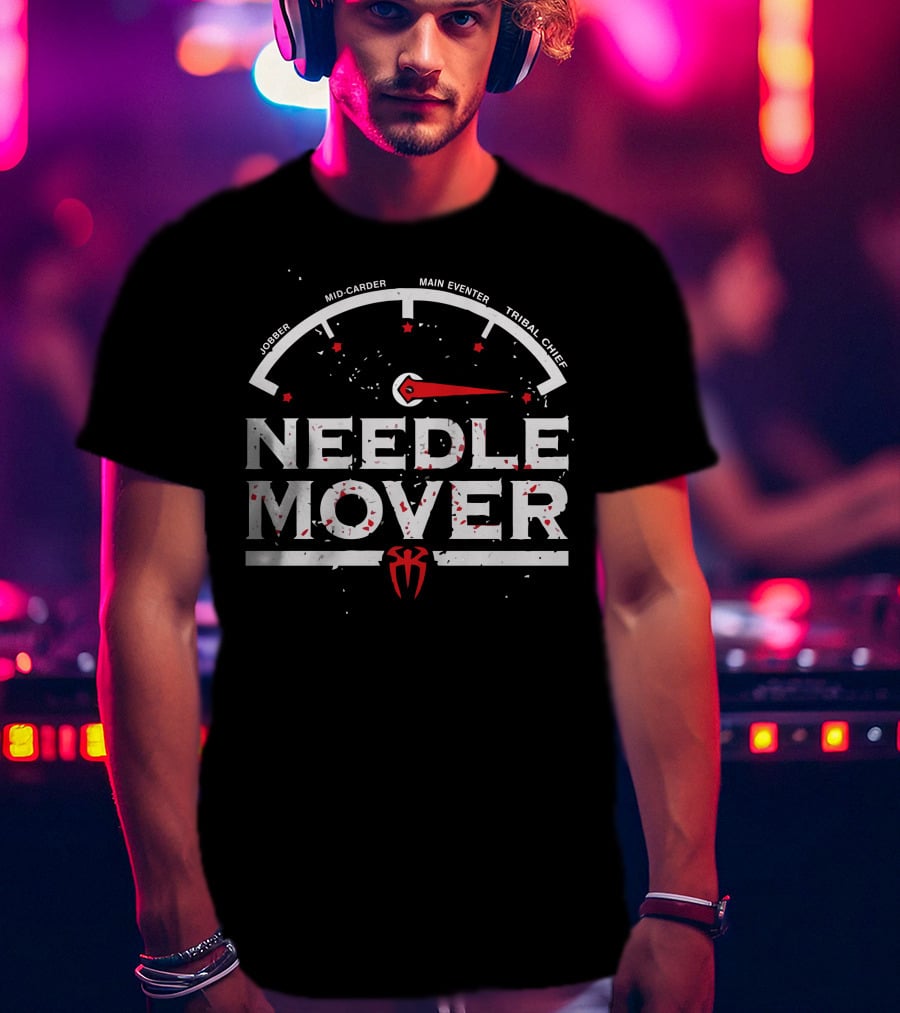 Roman Reigns Needle Mover Tribal Chief Main Eventer Authentic T-Shirt