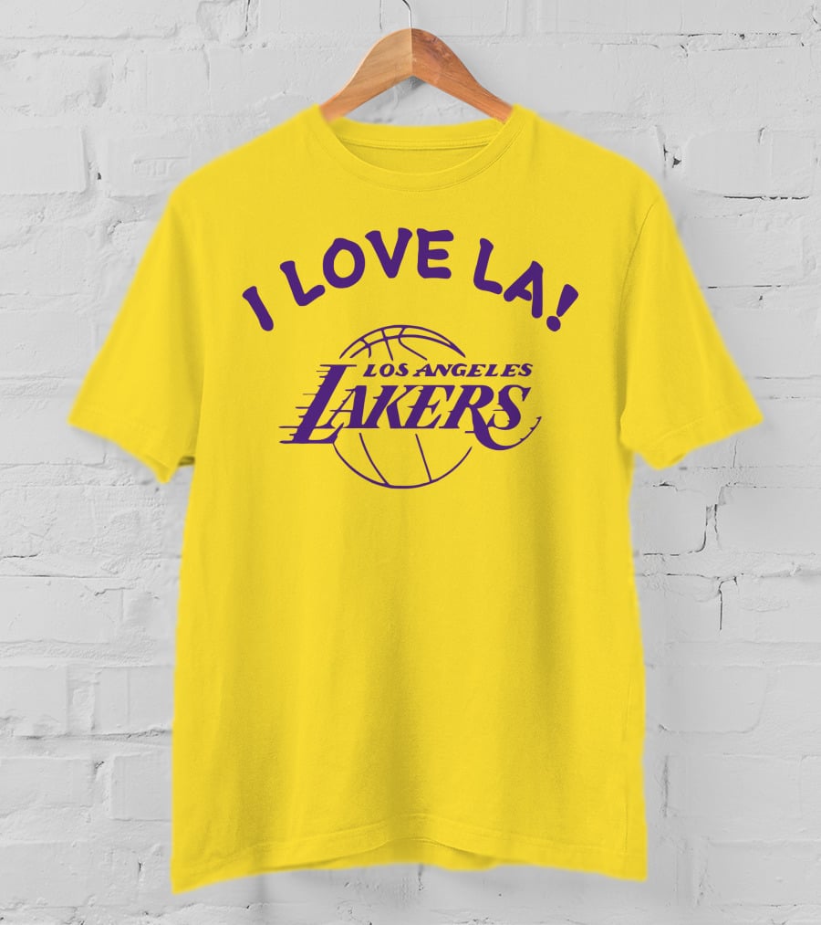 I Love LA Los Angeles Lakers Basketball T-Shirt