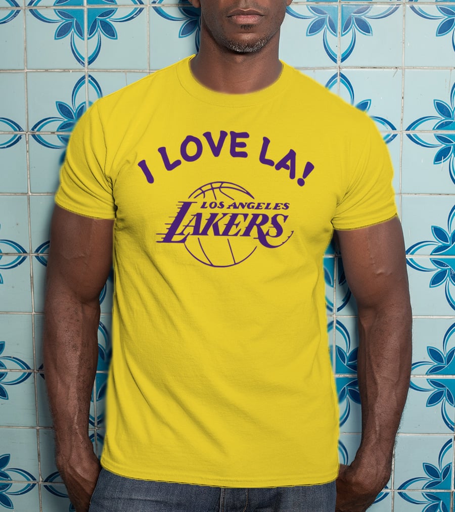 I Love LA Los Angeles Lakers Basketball T-Shirt