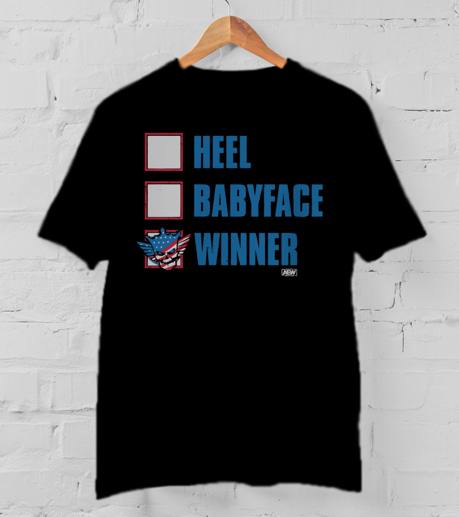 Cody Rhodes Heel Babyface Winner AEW American Eagle T-Shirt