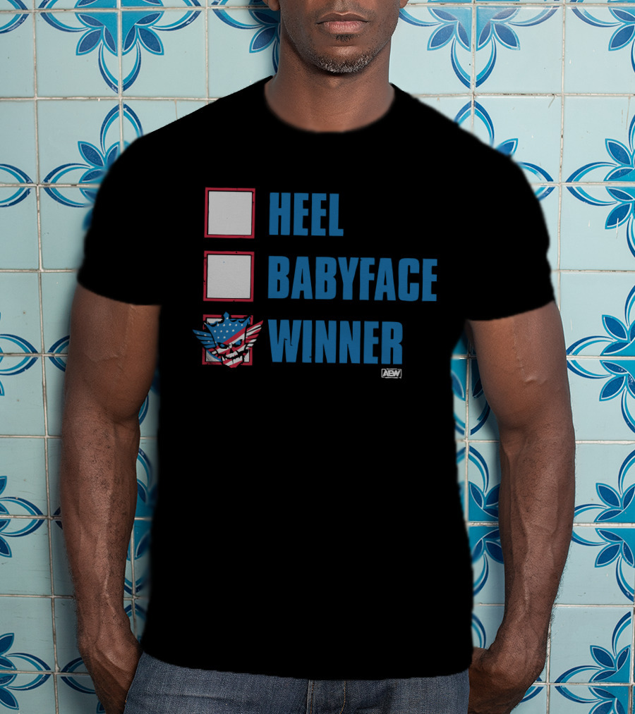 Cody Rhodes Heel Babyface Winner AEW American Eagle T-Shirt