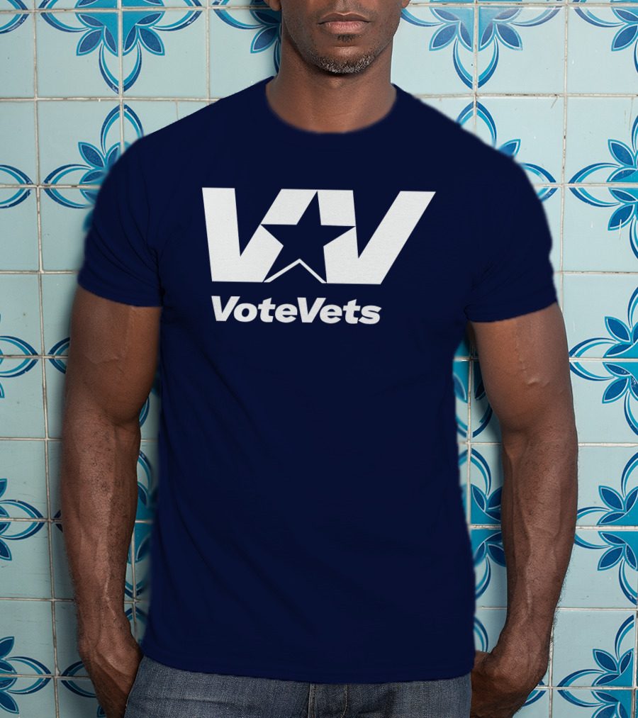 VoteVets Star Logo Promoting Veterans Engagement T-Shirt